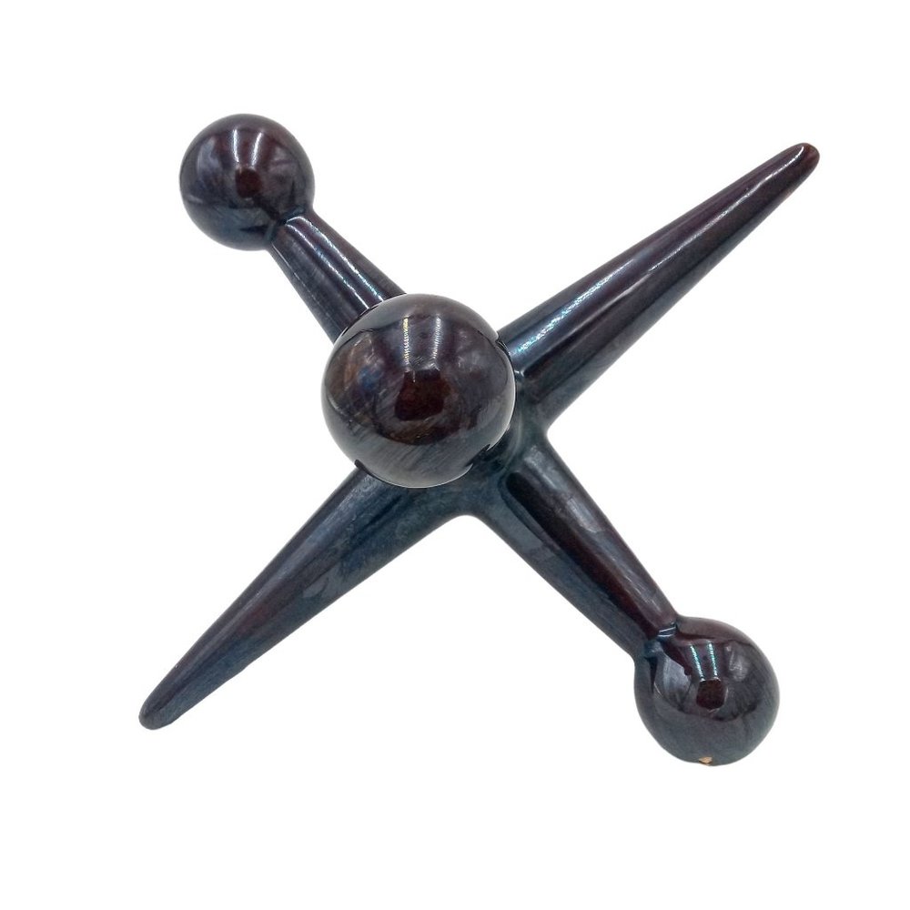 Vintage Ceramic Jack Dark Brown 7 Inch Mid Century Home Decor